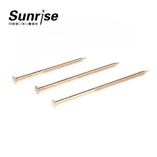 Rose Head Ring Shank Nails 1 Rose Head Ring Shank Nails 1