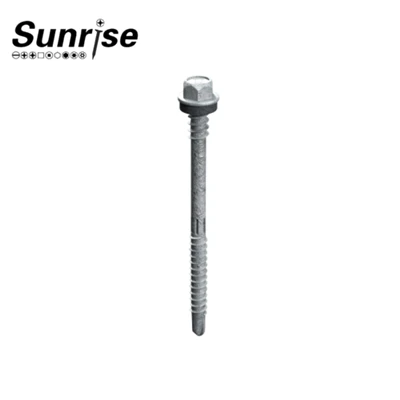 Κλείστε το διπλό νήμα Hex Washer Head Self Drilling Screws