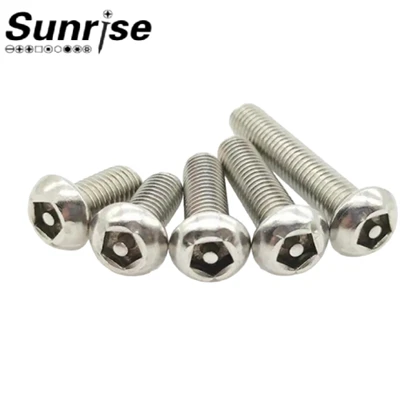 SS304/316 Αντικλεπτική ασφάλεια Pentagon Penta Drive Pan Button Head Steel